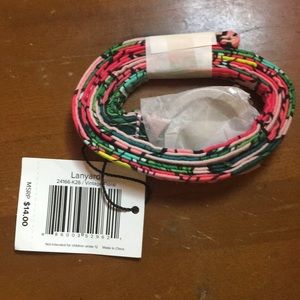 NWT Vera Bradley Vintage Floral Lanyard